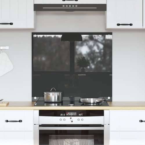 Kuhinjski Oslonac Tamno Sivi 70x60x0,6 cm Kaljeno Staklo Cijena