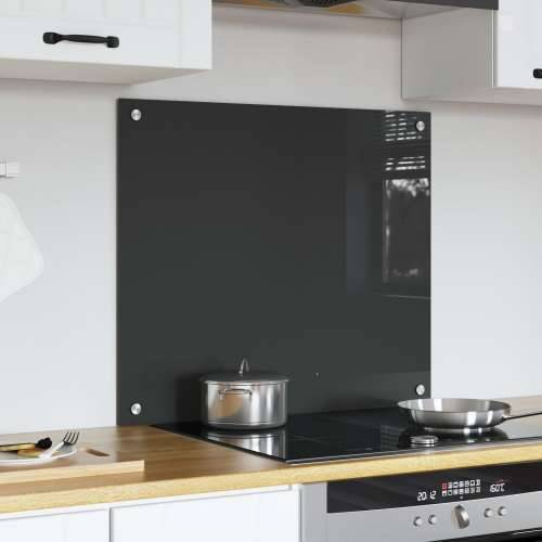 Kuhinjski Oslonac Tamno Sivi 70x60x0,6 cm Kaljeno Staklo Cijena