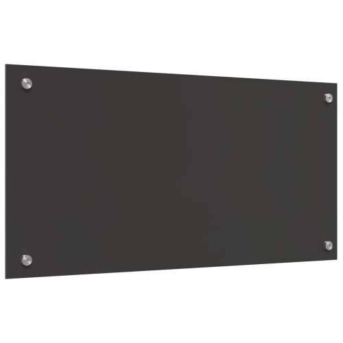 Kuhinjski pokrivač tamno sive boje 80x40x0,6 cm kaljeno staklo Cijena
