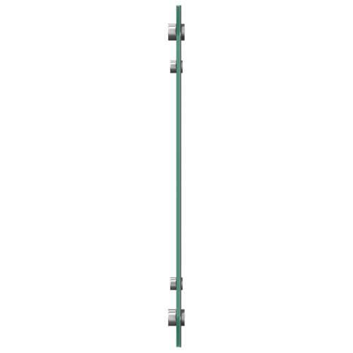 Kuhinjski pokrivač tamno sive boje 80x40x0,6 cm kaljeno staklo Cijena