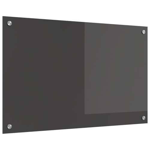 Tamnosiva kuhinjska obloga 80x50x0.6 cm od kaljenog stakla Cijena