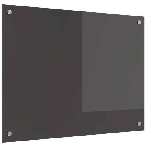 Zidna obloga za kuhinju u tamno sivoj - 80x60x0.6 cm kaljeno staklo Cijena