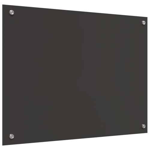 Zidna obloga za kuhinju u tamno sivoj - 80x60x0.6 cm kaljeno staklo Cijena
