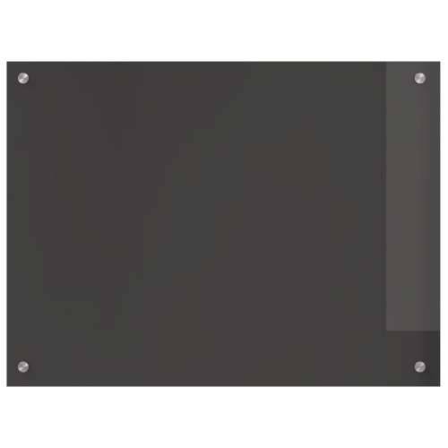 Zidna obloga za kuhinju u tamno sivoj - 80x60x0.6 cm kaljeno staklo Cijena