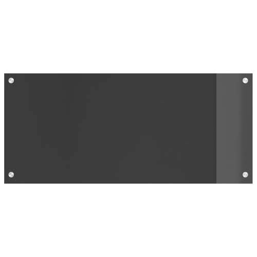 Kuhinjski Oklop Tamno Siva 90x40x0,6 cm Temperirano Staklo Cijena
