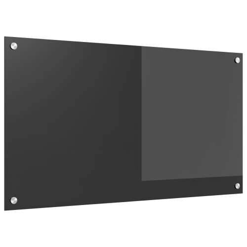 Zaslon za kuhinju, tamno sivi, 90x50x0,6 cm, kaljeno staklo Cijena