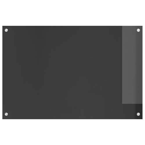 Tamnosivi kuhinjski zaštitni zid 90x60x0,6 cm od kaljenog stakla Cijena