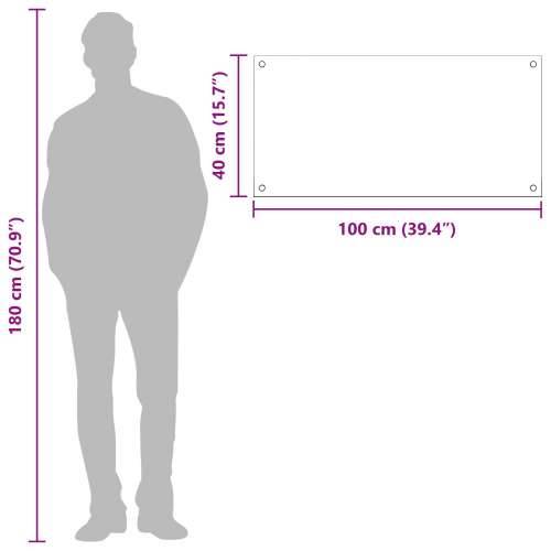 Kuhinjski Zaslon Tamno Sivi 100x40x0,6 cm Kaljeno Staklo Cijena