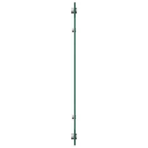Kuhinjska pozadina Tamno siva 100x50x0,6 cm Kaljeno staklo Cijena