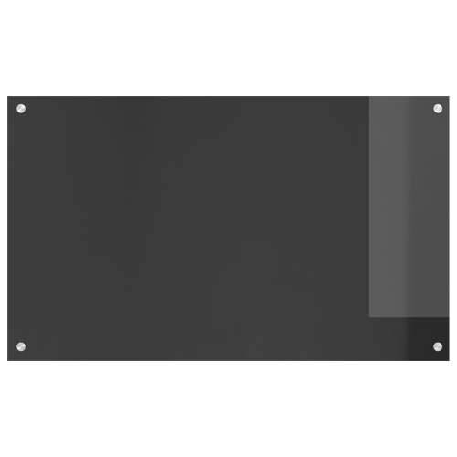Kuhinjska pregrada tamno siva 100x60x0,6 cm kaljeno staklo Cijena
