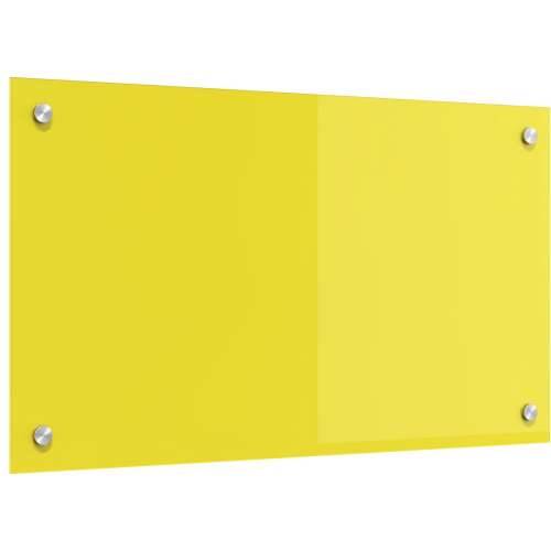 Kuhinjska pločica žuta 70x40x0,6 cm od kaljenog stakla Cijena
