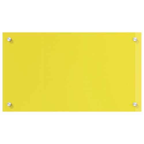 Kuhinjska pločica žuta 70x40x0,6 cm od kaljenog stakla Cijena
