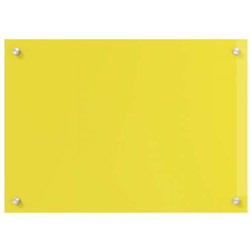 Kuhinjski Zaslon Žuti 70x50x0,6 cm Kaljeno Staklo Cijena