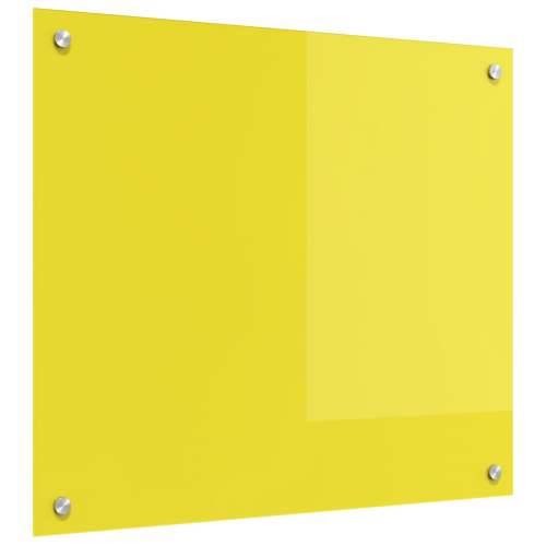 Zidna obloga za kuhinju, žuta, 70x60x0,6 cm, odvojeno staklo Cijena