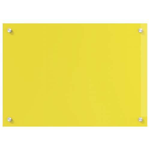 Zidna obloga za kuhinju, žuta, 70x60x0,6 cm, odvojeno staklo Cijena