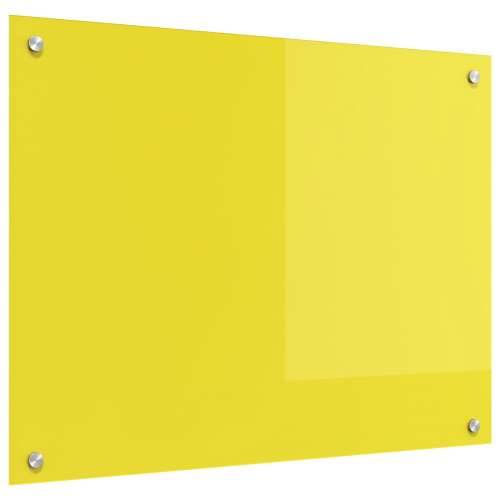 Kuhinjska Ploča Žuta 80x60x0,6 cm od Temperiranog Stakla Cijena
