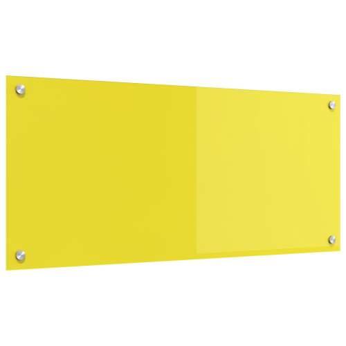 Zeleni Backsplash za Kuhinju Žuta 90x40x0.6 cm Temperirano Staklo Cijena