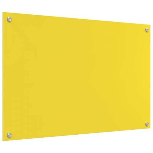 Pozadina za kuhinju Žuta 90x60x0,6 cm Od kaljenog stakla Cijena
