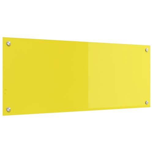 Zaslon za kuhinju Žuti 100x40x0.6 cm Kaljeno staklo Cijena