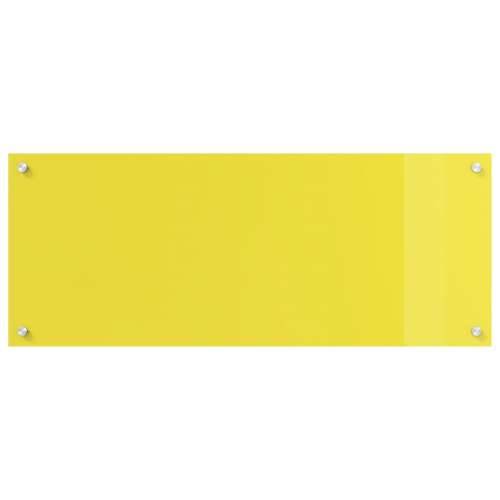 Zaslon za kuhinju Žuti 100x40x0.6 cm Kaljeno staklo Cijena