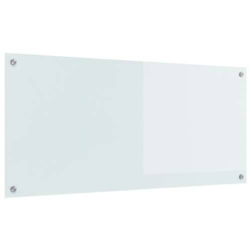 Kuhinjska Ploča Bijela 110x50x0,6 cm Staklo otporno na toplinu Cijena
