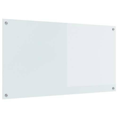 Zaštita za Kuhinju Bijela 110x60x0,6 cm Kaljeno Staklo Cijena