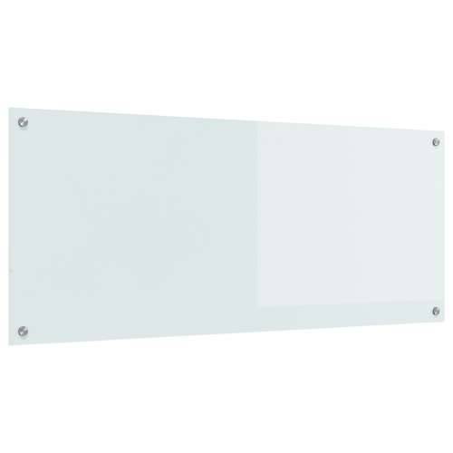 Zidna obloga za kuhinju bijela 120x50x0,6 cm kaljeno staklo Cijena