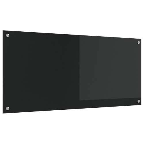 Kuhinjska Ploča Crna 110x50x0,6 cm Kaljeno Staklo Cijena