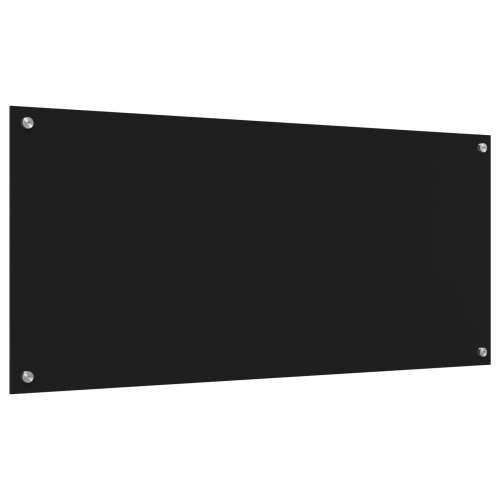 Kuhinjska Ploča Crna 110x50x0,6 cm Kaljeno Staklo Cijena