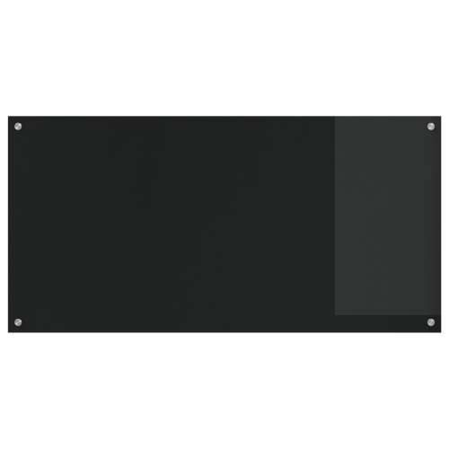 Kuhinjska Pano Crna 120x60x0,6 cm Kaljeno Staklo Cijena