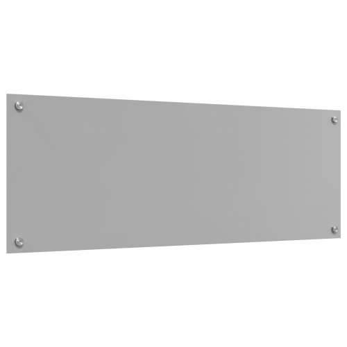 Kuhinjski Backsplash Svjetlosiva 110x40x0,6 cm Kaljeno Staklo Cijena