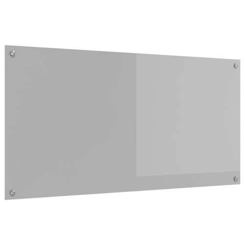 Kuhinjska pozadina Svjetlosiva 120x60x0,6 cm Kaljeno staklo Cijena