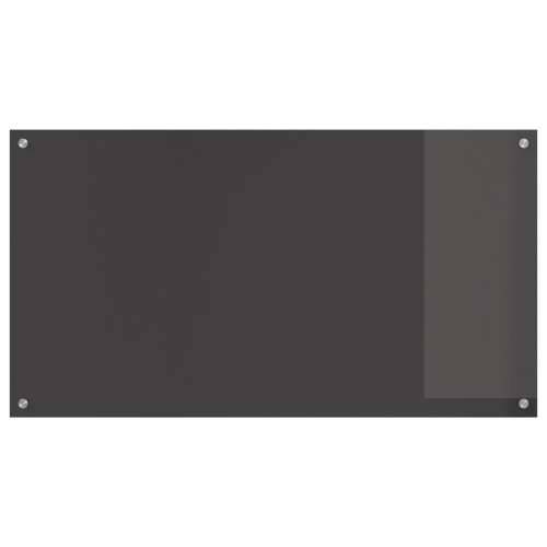 Kuhinjska obloga Tamno siva 110x60x0,6 cm Kaljeno staklo Cijena