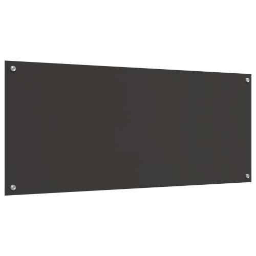 Tamnosivi kuhinjski zaštitni zid 120x50x0,6 cm od kaljenog stakla Cijena