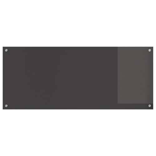 Tamnosivi kuhinjski zaštitni zid 120x50x0,6 cm od kaljenog stakla Cijena