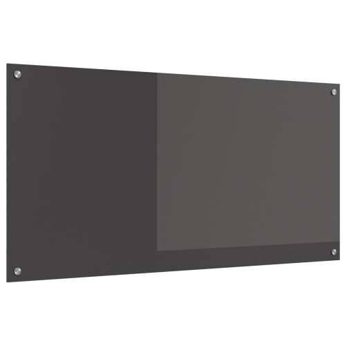 Kuhinjski Splashback Tamno siva 120x60x0,6 cm Kaljeno Staklo Cijena