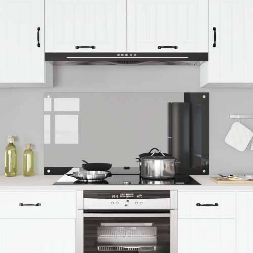 Kuhinjski Splashback Tamno siva 120x60x0,6 cm Kaljeno Staklo Cijena