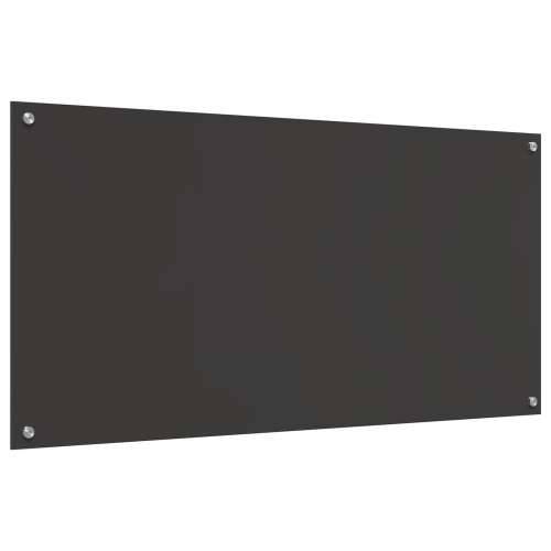 Kuhinjski Splashback Tamno siva 120x60x0,6 cm Kaljeno Staklo Cijena