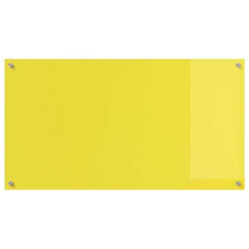 Žuti kuhinjski zaštitni zid 110x60x0,6 cm od kaljenog stakla Cijena