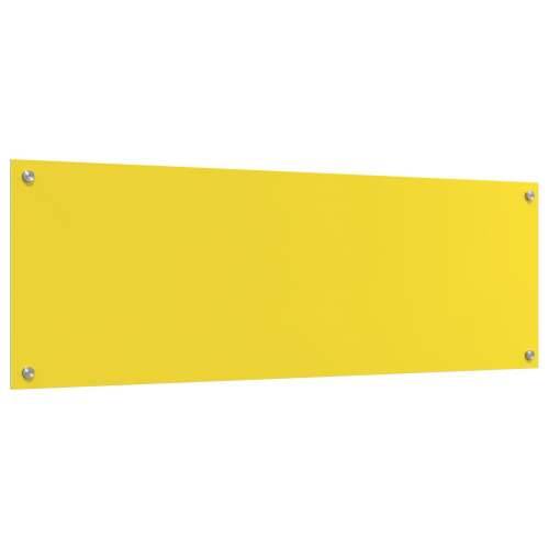Kuhinjski zidni panel Žuti 120x40x0,6 cm Temperirano staklo Cijena