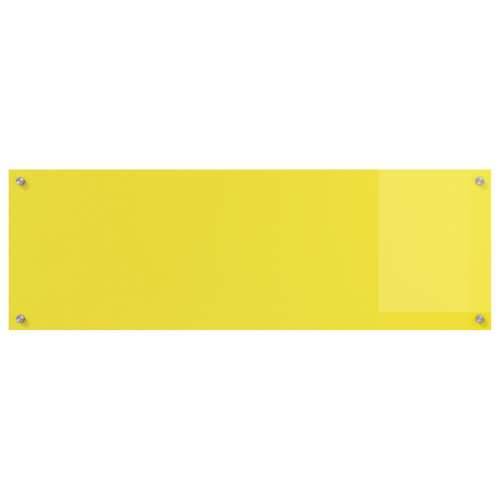Kuhinjski zidni panel Žuti 120x40x0,6 cm Temperirano staklo Cijena