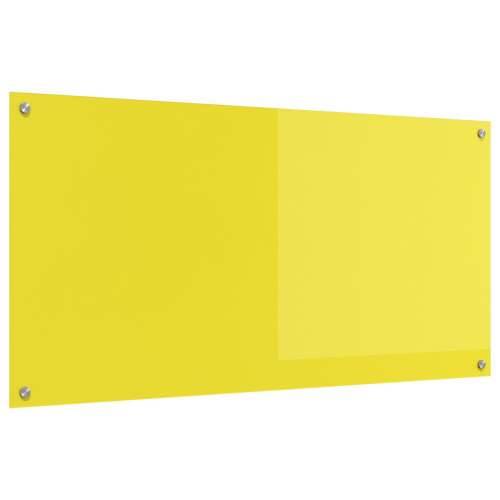 Kuhinjska obloga žuta 120x60x0,6 cm staklo Cijena