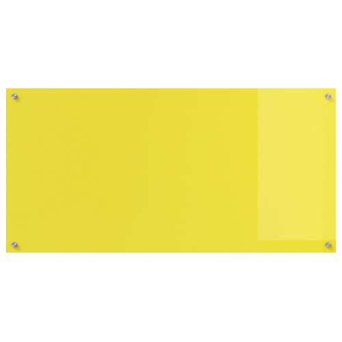 Kuhinjska obloga žuta 120x60x0,6 cm staklo Cijena