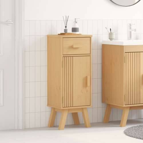 Kabinet za pohranu u kupaonici 35x30x90 cm od masivnog drva borovine Cijena