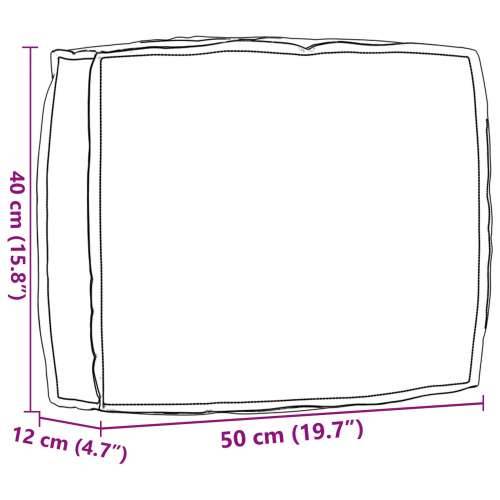 Jastučić za natrag Krem 50x40x12 cm Oxford Tkanina Cijena