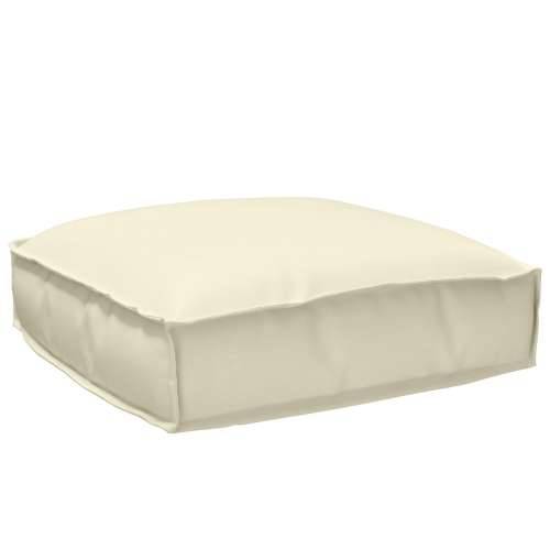 Jastuk za palete za sjedalo Krem 50x50x12 cm Oxford tkanina Cijena