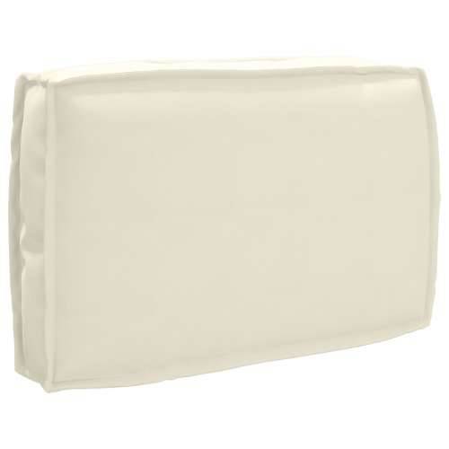 Jastuk za naslon od paleta Krem 60x40x12 cm Oxford tkanina Cijena