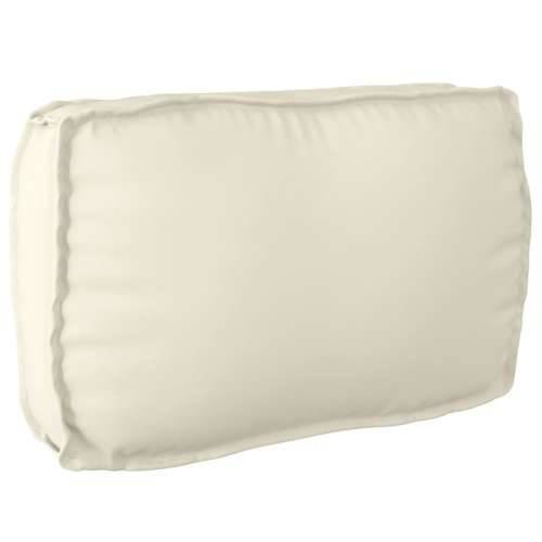 Jastuk za palete za naslon krem 70x40x12 cm Oxford tkanina Cijena