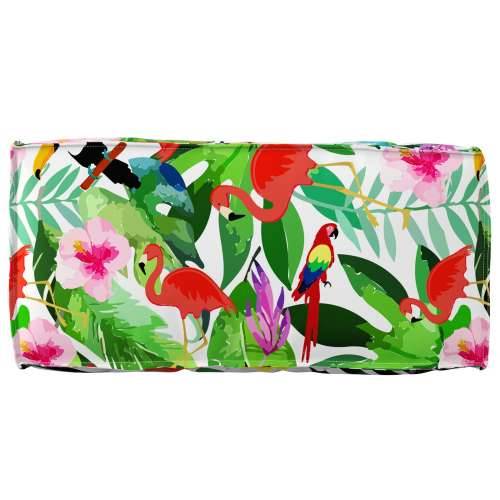 Jastučić za naslon od paleta Tropska džungla 80x40x12 cm Odvijač tkanina Cijena