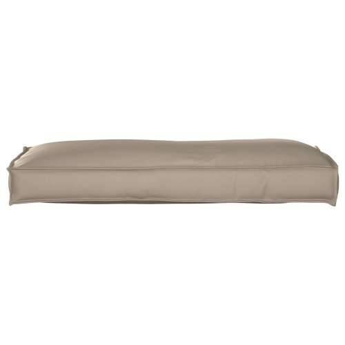 Jastuk za palete za naslon taupe 120x40x12 cm Oxford tkanina Cijena